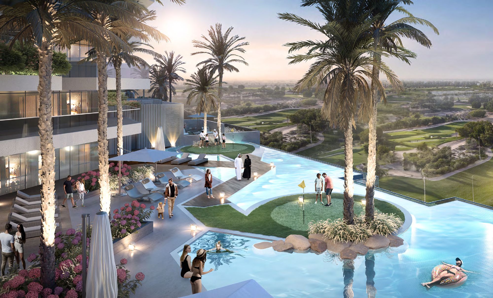 Golf Greens Damac Hills